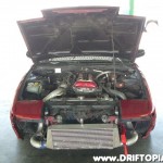 One of several miscelleneous drift cars in the paddock.