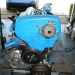 s13rebuild131 The ca18det after some miscilleneous prep work.