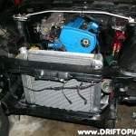 s13rebuild154 The new radiator is courtesy of Summit Racing and comes complete with a built in oil cooler.