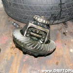 Now pull the gearset out of the housing.  Be sure to keep any spacers and bearings that fall out of the side in order.