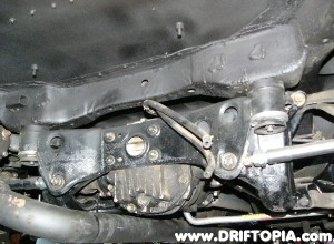 The welded differential fully installed.