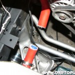 s13rebuild175 The lower (cold) radiator hose is cut so that the oil cooler can be installed.