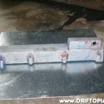 ca18detottpulsarmanifold213 (Optional) I quickly sandblasted the valve cover to make way for a new coat of paint.