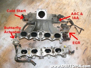 The CA16DE manifold.