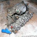 The CA18DET lower intake manifold and the CA16DE upper intake manifold test fit together.