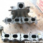 The CA16DE intake manifold with the AAC/IAA, EGR and cold start removed.