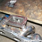 The turbo flange is then braced to runners 2 and 3.