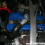 A mock up of the short charge pipe.  The finished product will be cleaner and sport a SSQV blow off valve.