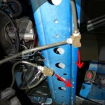 psremovalpart4i The new lines can be secured under the front cross member.