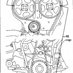 ca18dettimingbeltr FSM image indicating the appropriate cog spacing.