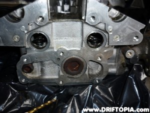 Pic showing the removed plugs.  (Note, you can now see the valves.)