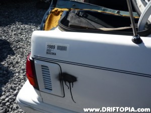 To make things easier, your salvage yard should have the car labeled similar to this.