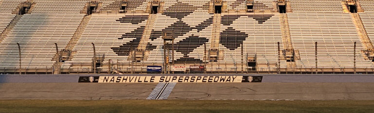 Nashville Superspeedway grandstand.
