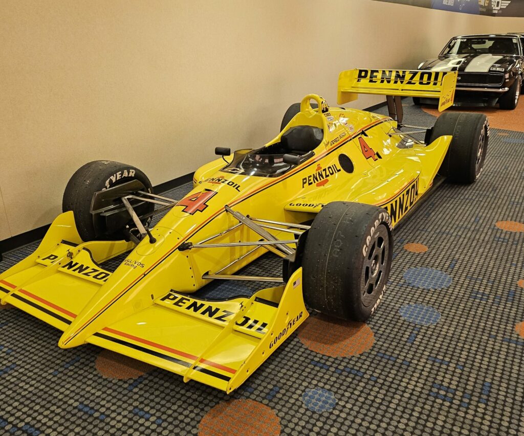 Plenty of open wheel cars at the show. This one a claassic. PRI 2023