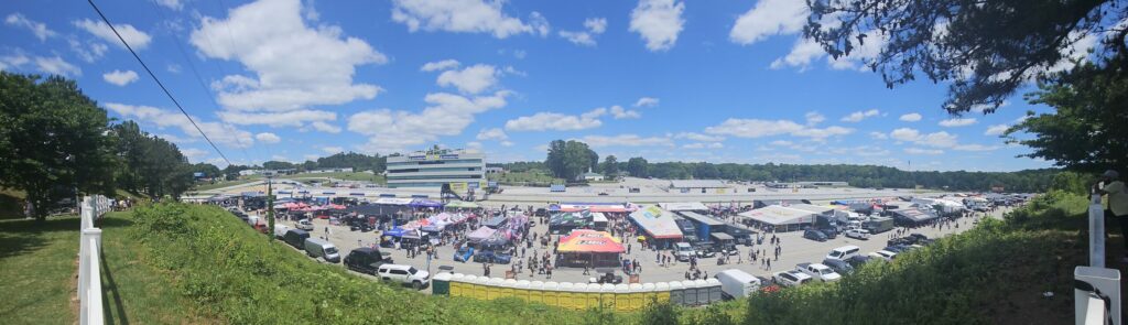 The paddock at Formula DRIFT Atlanta showing its scope.