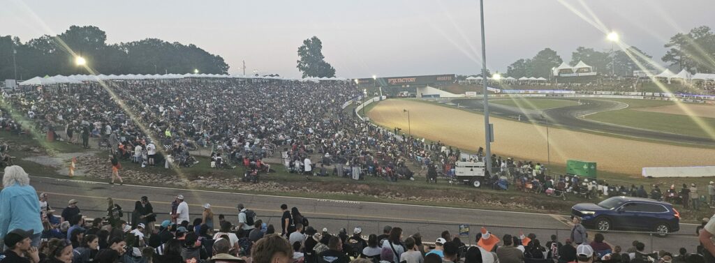 The crowd at the 2024 Formula DRIFT event at Road Atlanta. 