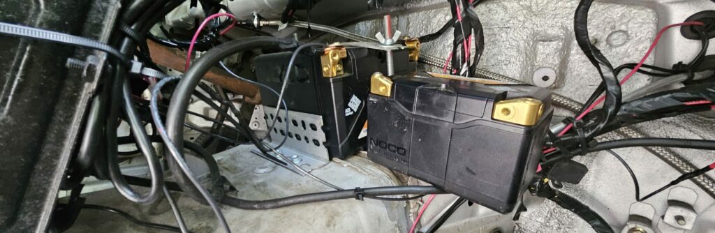 NOC NLP30 next to the NOC NLP9 in the racecar.