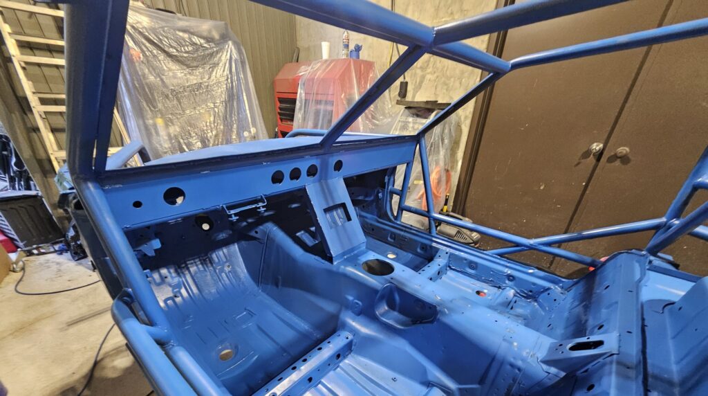 The painted interior of the mazda miata exo car ghettocet