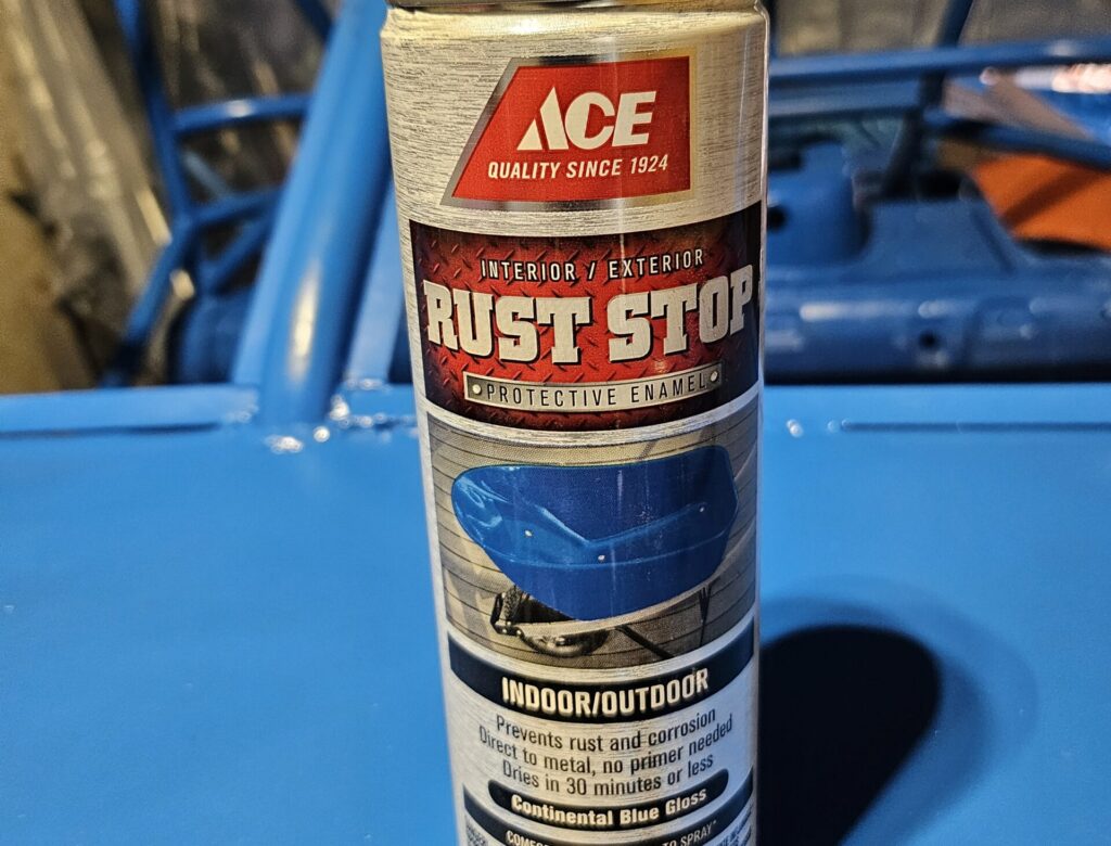 Ace Hardware Rust Stop paint for the exo car ghettocet miata paint job.