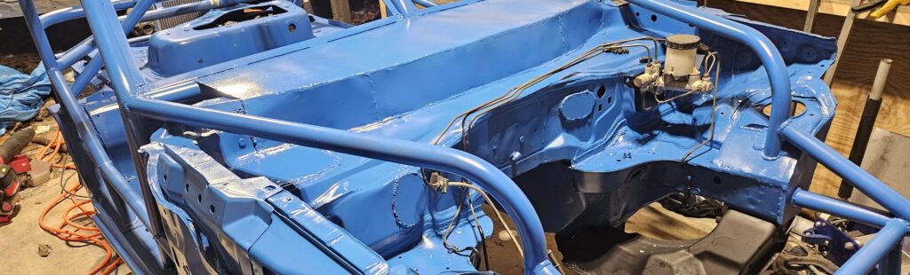 The master and clutch cylinder reinstalled on the na miata exo car ghettocet.