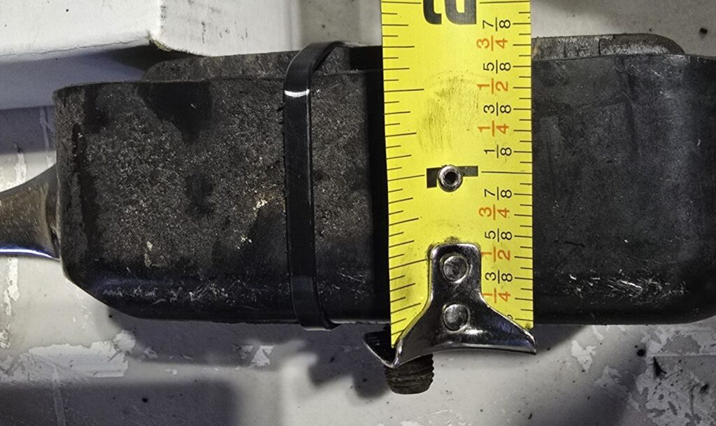 Measuring the NA Miata Factory engine mount.