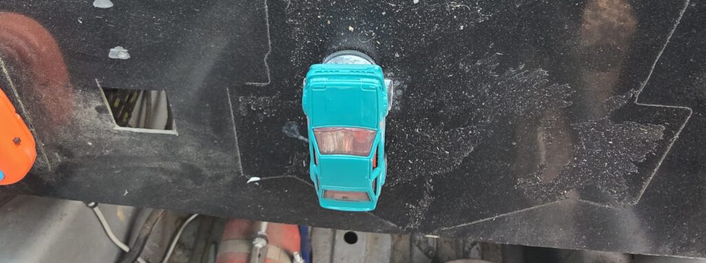 Toyota AE86 dashboard drift car.