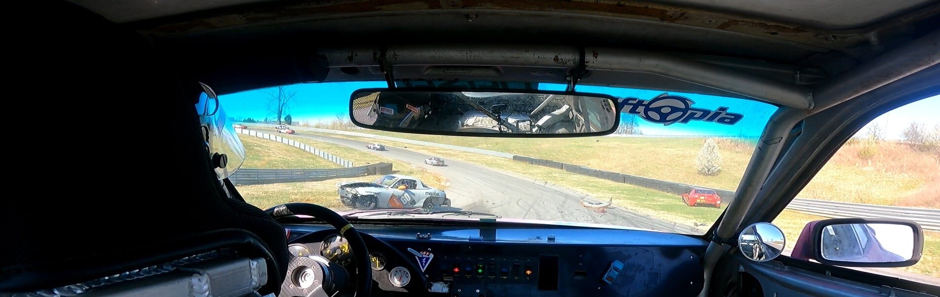 The sinkhole wreck at the National Corvette Museum racetrack.