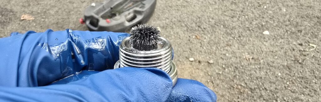 Ram 2500 G56 transmission drain plug.