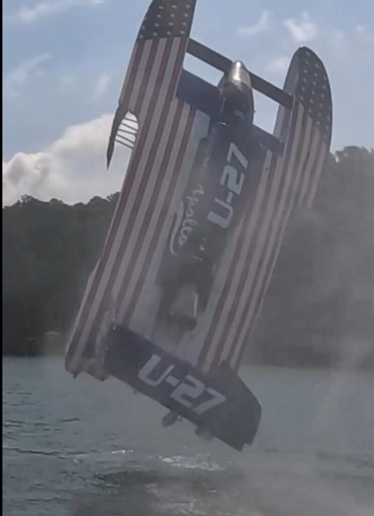 Alternate view of the U-27 incident from he H1 Unlimited Facebook page.