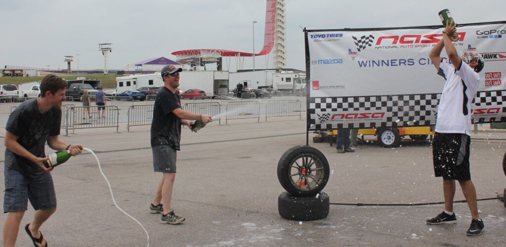 Victory at Circuit of the Americas.
