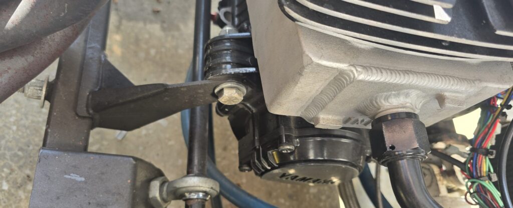 The water jacket around the head on the Yamaha FJ1200 FJ1250 powered Thunder Roadster