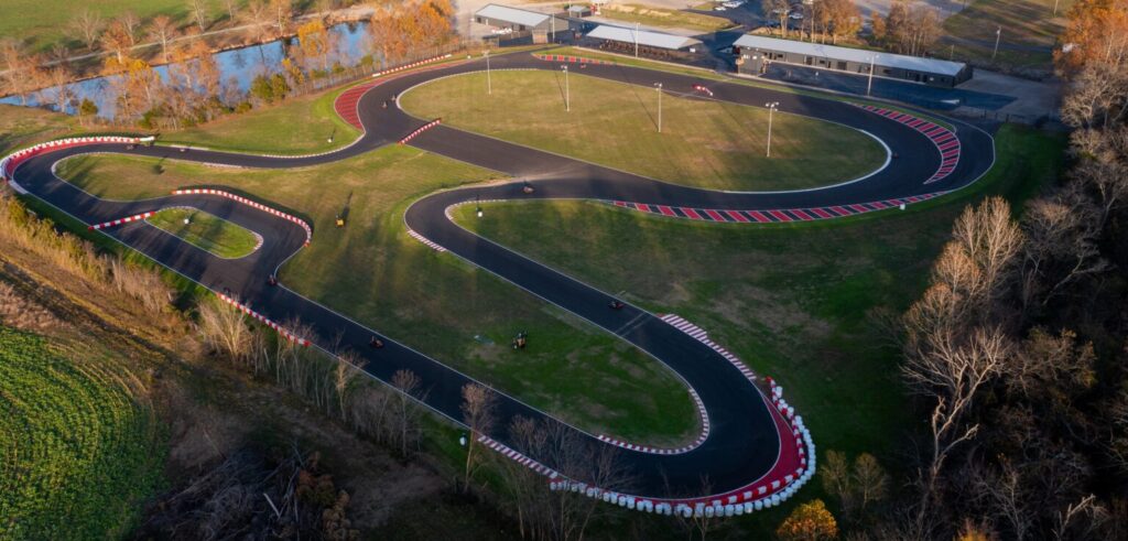 Overhead image of the Music City Kartplex