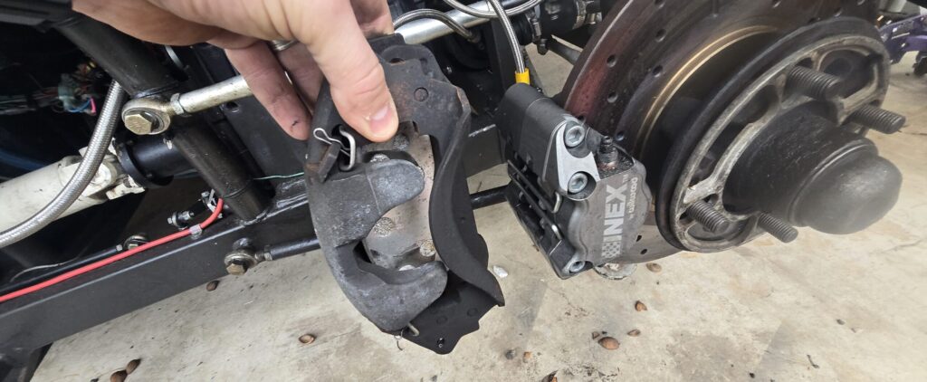 Toyota vs Wilwood caliper size difference on the Thunder Roadster.