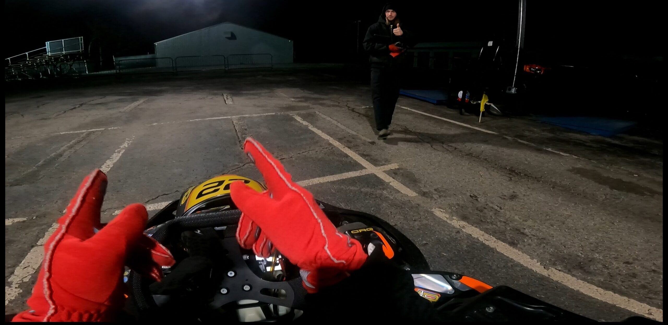 Grid start at Music City Kartplex for the Winter Ironman Race Series