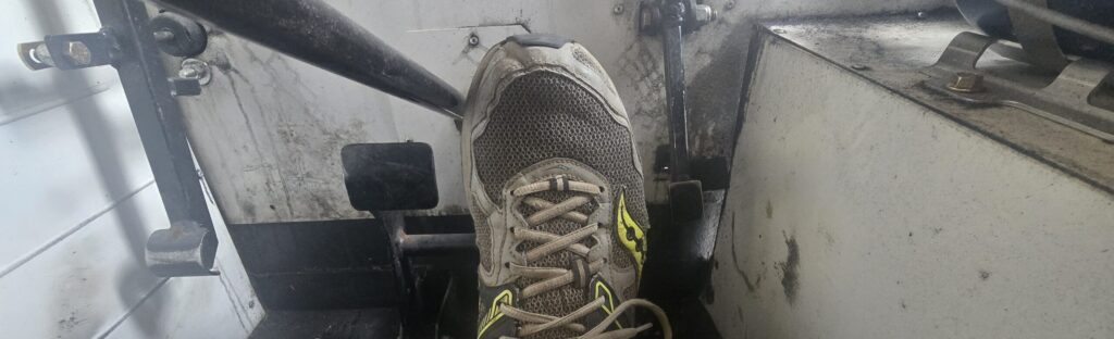 The Thunder Roadster factory pedal box.