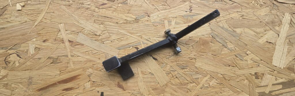 The factory pedal of the Thunder Roadster before modification.