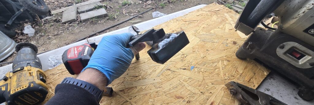 The modified TR gas pedal.