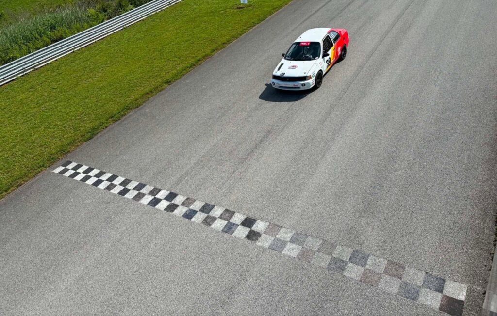 The 1993 Toyota Tercel endurance car from Dover Endurance Racing